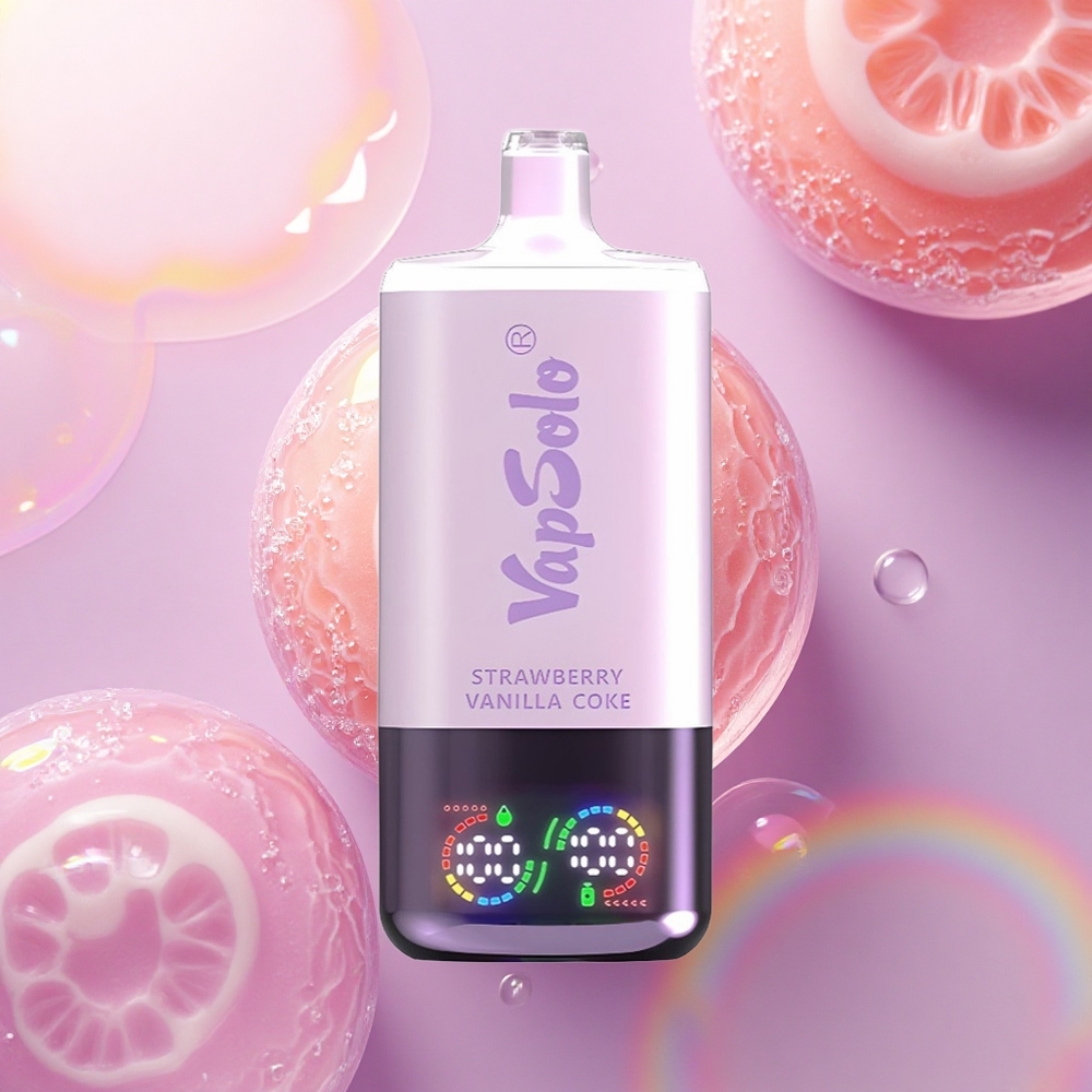 Vapsolo Triple 30000 Puffs Fragola Vaniglia Coke con 40ml e-liquid e nicotina 20mg/ml