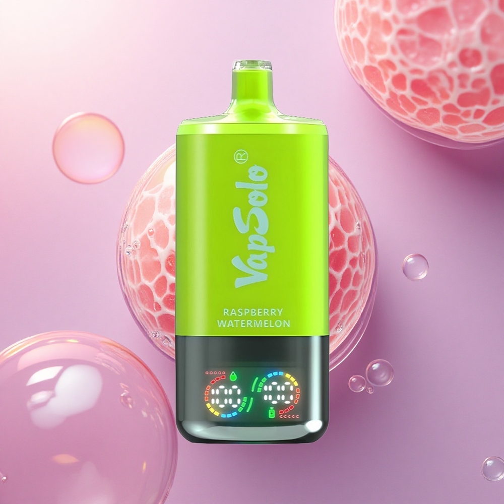 Vapsolo Triple 30000 Puffs Lampone Anguria Triplo Serbatoio 40ml