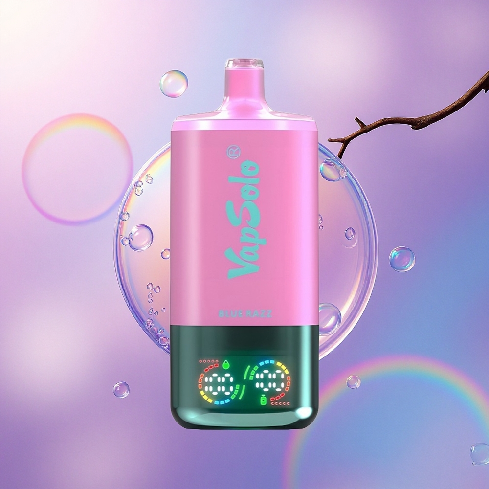 Vapsolo Triple 30000 Puffs Lampone Blu Triplo 40ml 20mg Nicotina Tipo-C