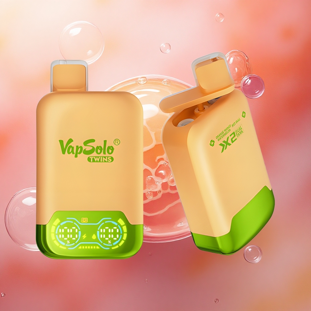 Vapsolo Twins 20000 Puffs Arancia Mango Anguria & Red Bull con 40 ml e 20mg/ml nicotina