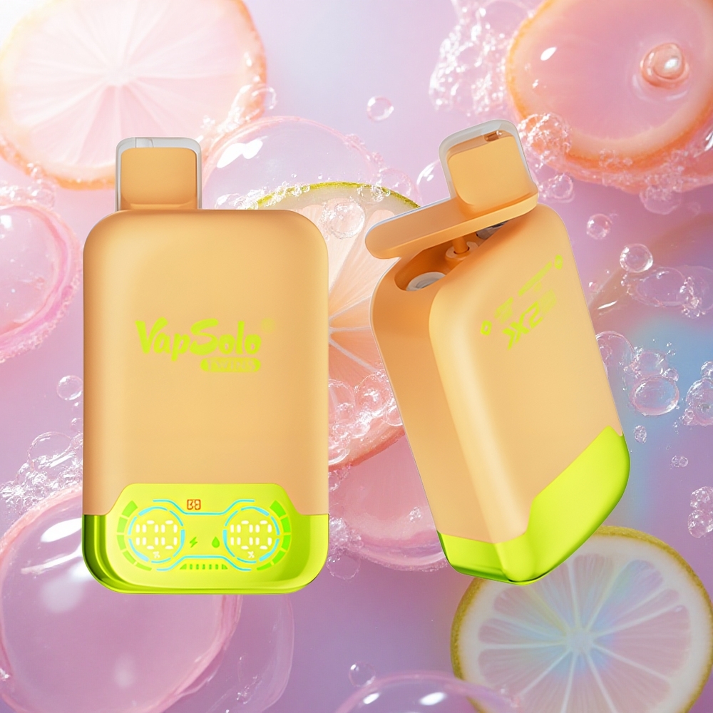 Vapsolo Twins 20000 Puffs Ghiaccio Limone Lime & Anguria con 40 ml di Liquido e Nicotina 20mg/ml