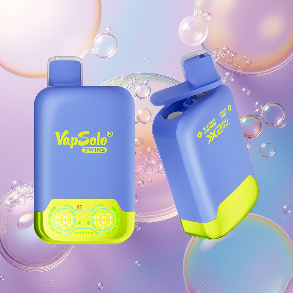Vapsolo Twins 20000 Puffs Limone Lime & Mirtillo Limonata con 40ml e 20mg/ml Nicotina