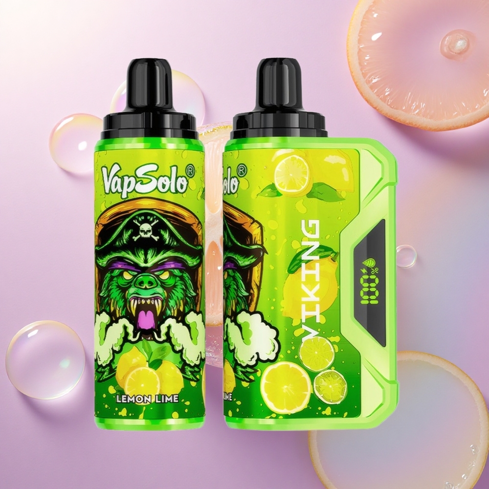 VapSolo VIKING 12000 Puffs Lima Limone 22ml 20mg Nicotina