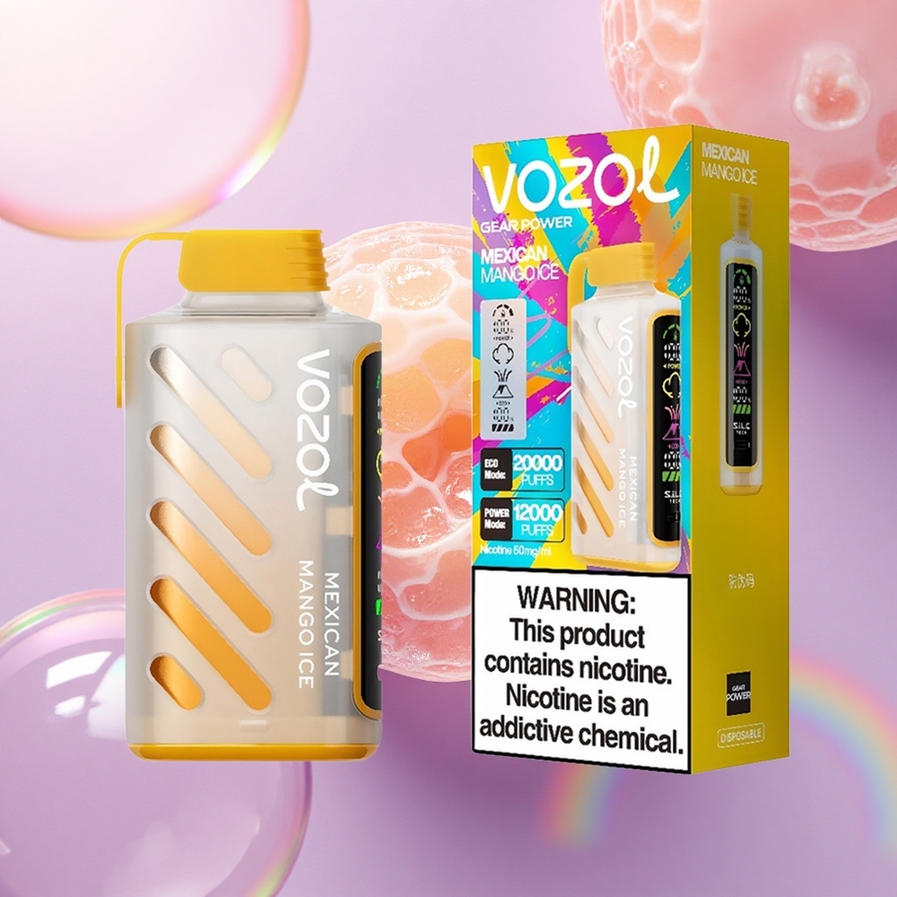 VOZOL Gear Power 20000 Puffs Gelato di Mango Messicano con Dual Mesh e Nicotina 5%