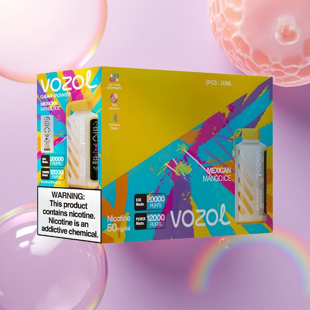 VOZOL Gear Power 20000 Puffs Gelato di Mango Messicano con Dual Mesh e Nicotina 5%