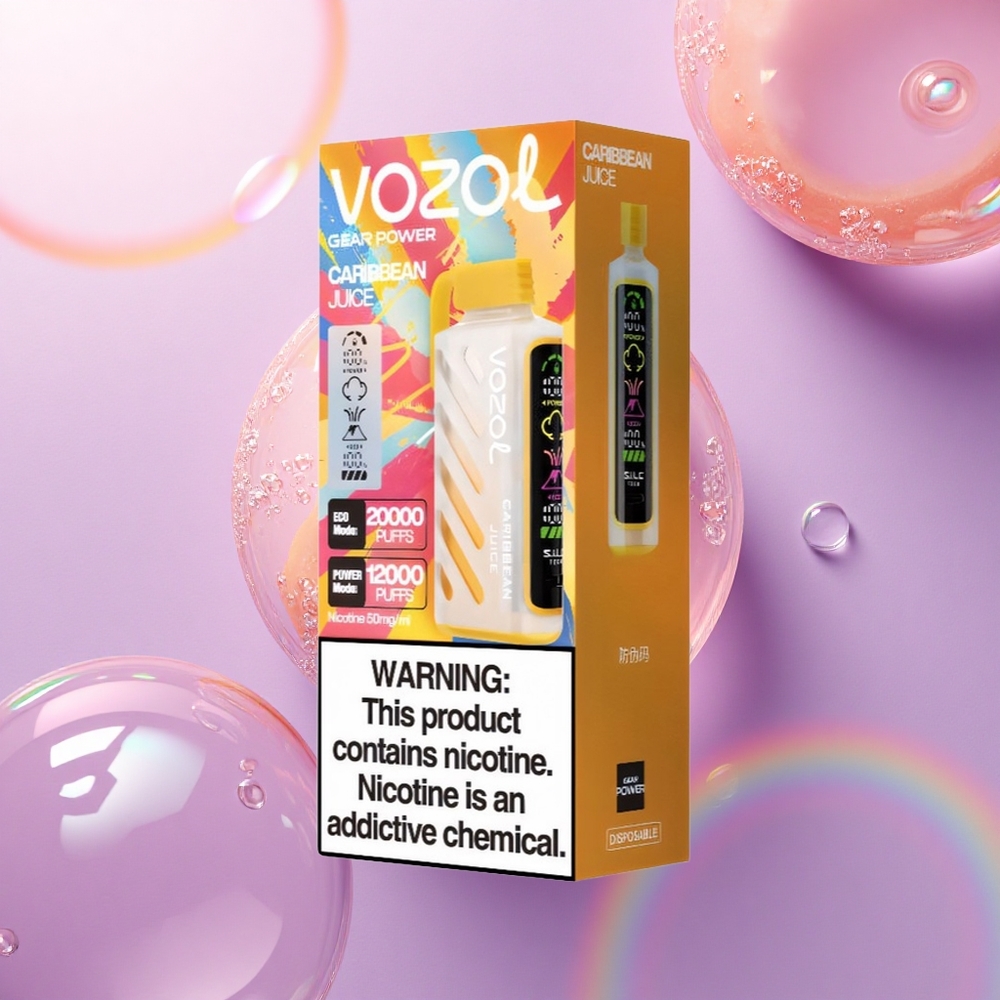 VOZOL Gear Power 20000 Puffs Succo dei Caraibi con Dual Mesh Coil e Nicotina 5%
