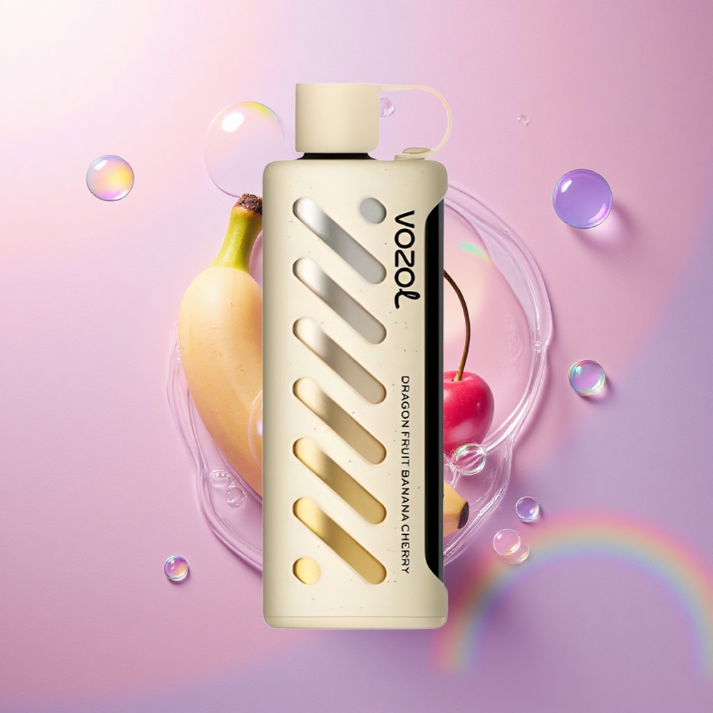 VOZOL Gear Shisha 25000 Puffs Frutto del Drago Banana Ciliegia con 1000mAh e Nicotina 5mg/ml