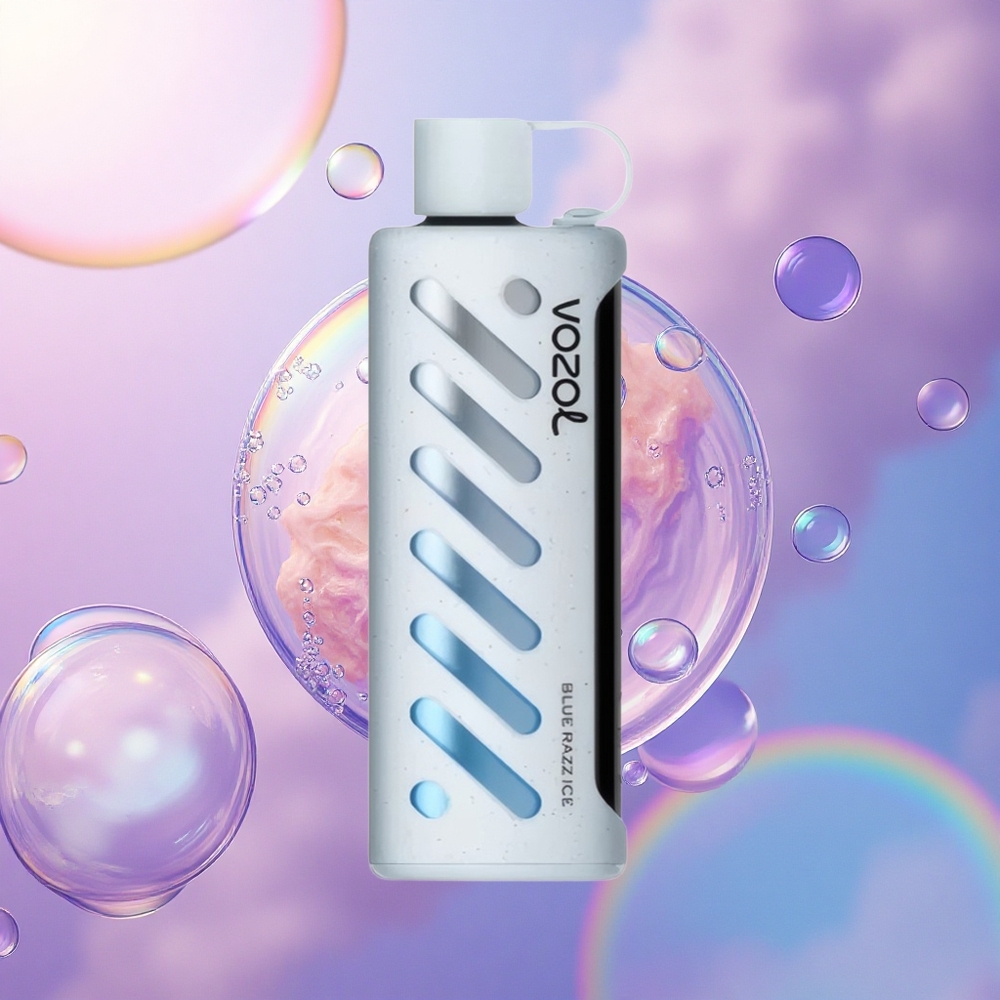 VOZOL Gear Shisha 25000 Puffs Ghiaccio Lampone Blu Dual Mesh 1000mAh