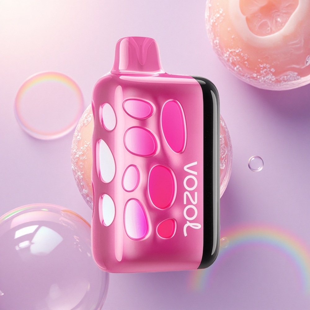 VOZOL RAVE 40000 Puffs Ghiaccio di Pesca con 1000mAh e Sincronizzazione Beat
