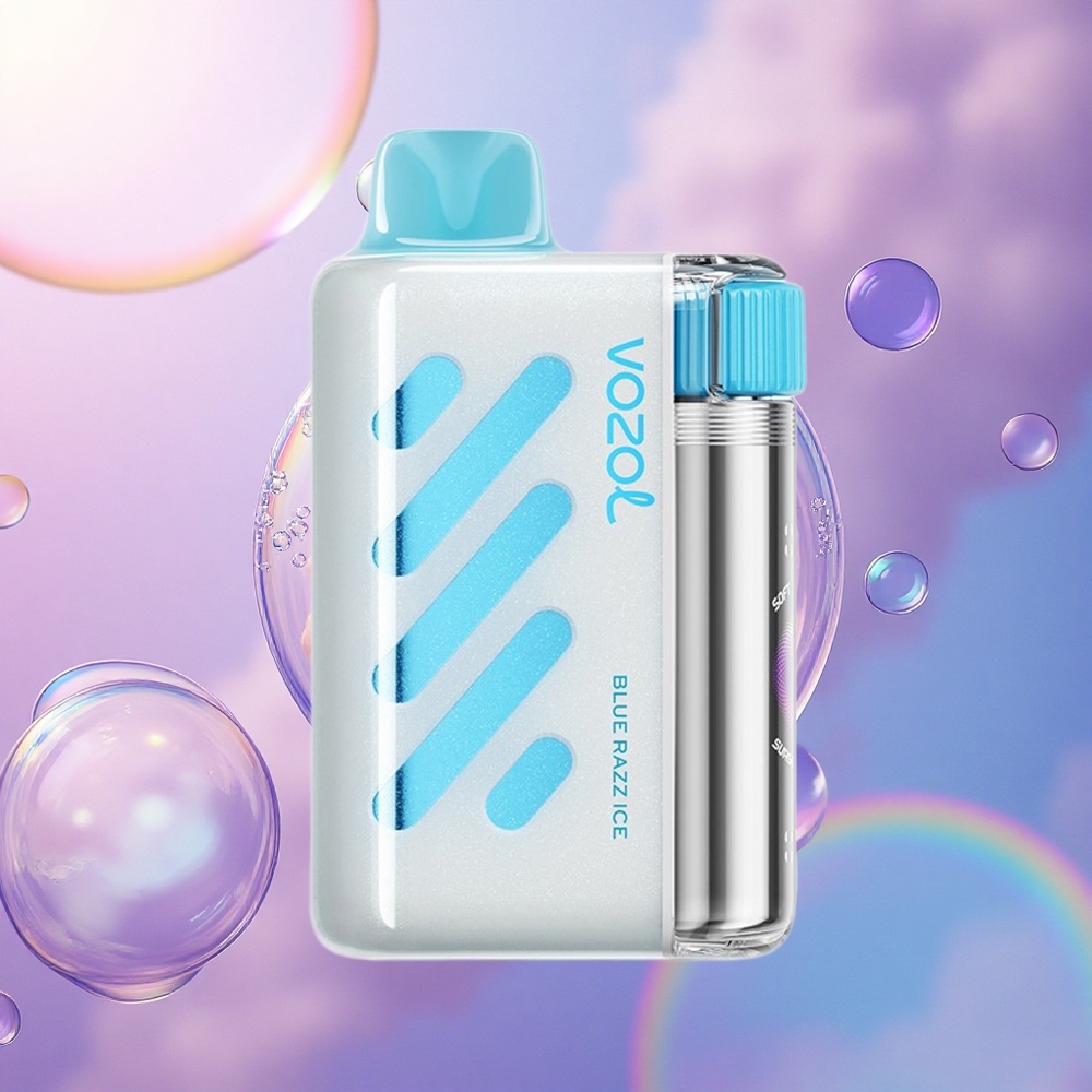 VOZOL VISTA 40000 Puffs Ghiaccio Lampone Blu Ricaricabile 1000mAh Mesh